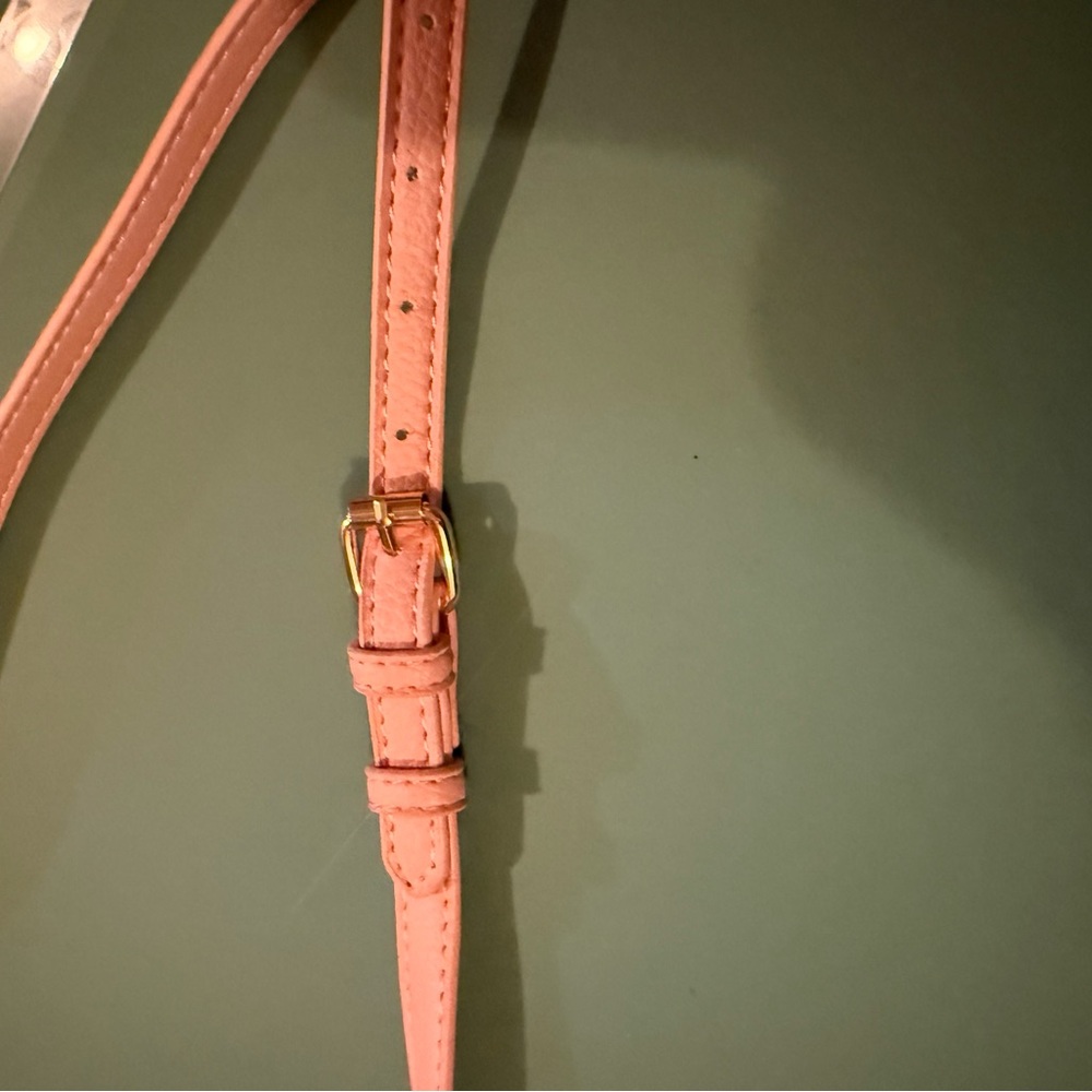 Anne Klein New peach pink crossbody bag purse - Picture 4 of 7